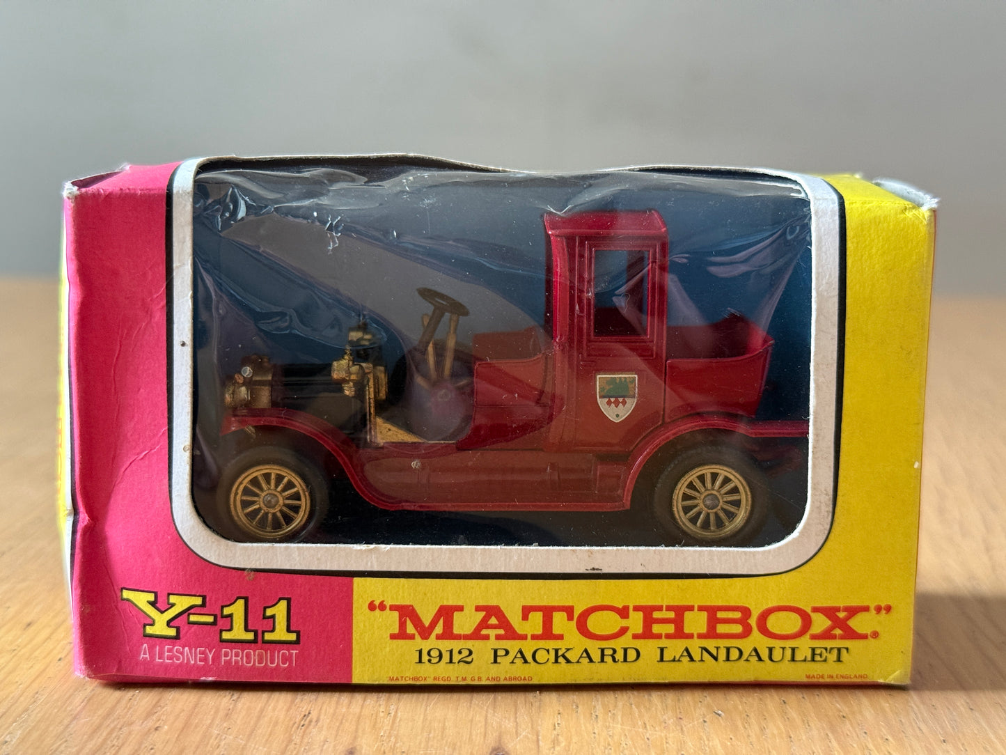 Lesney Matchbox Diecast Models of Yesteryear. Y-11 Packard Landaulet 1912