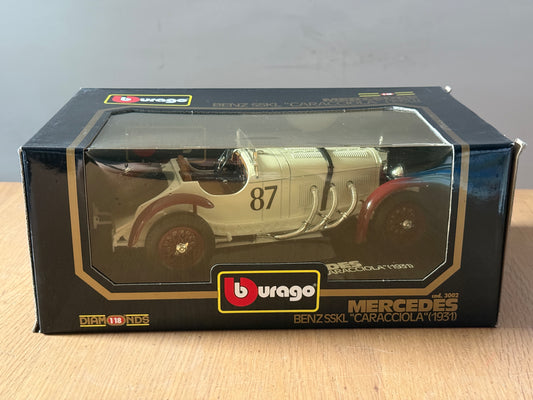 Bburago 1:18 Diecast Model 3002 - Mercedes Benz SSKL (1931) - Mint Condition