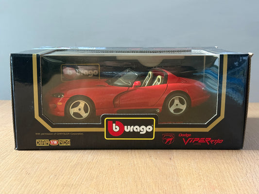 Bburago 1:18 Diecast Model 3025 - Dodge Viper RT/10 (1992) - Mint Condition