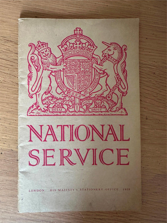 Original Vintage Booklet - National Service