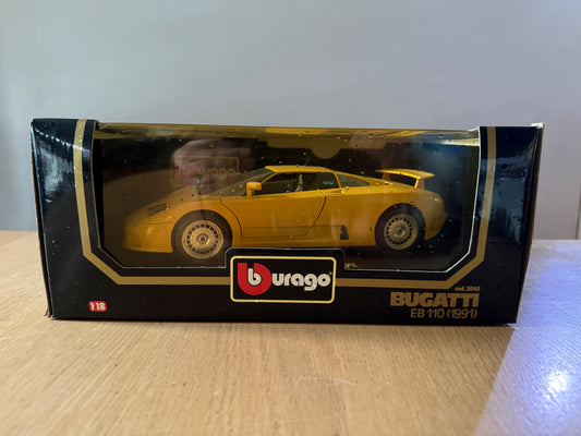 Bburago 1:18 Diecast Model 3045 - Bugatti EB110 (1991) - Mint Condition