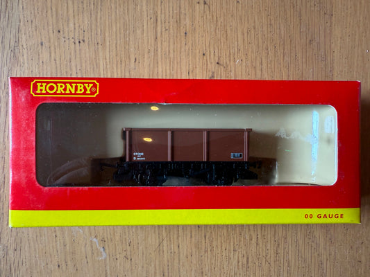 Hornby OO Gauge R6085 BR Mineral Open Wagon Stone B385640 BNIB