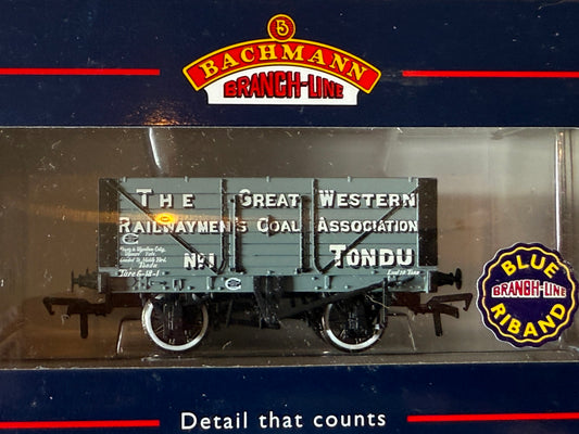 Bachmann 37-101A 7-plank wagon "The Great Railwaymans Coal Association". BNIB