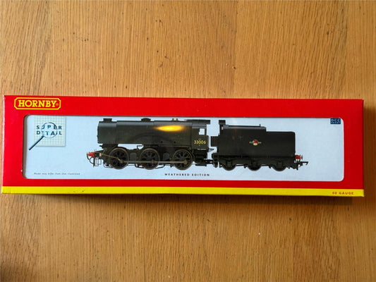 Hornby OO Gauge R2344A Q1 Class 33006 in BR Black. DCC Ready. BNIB.