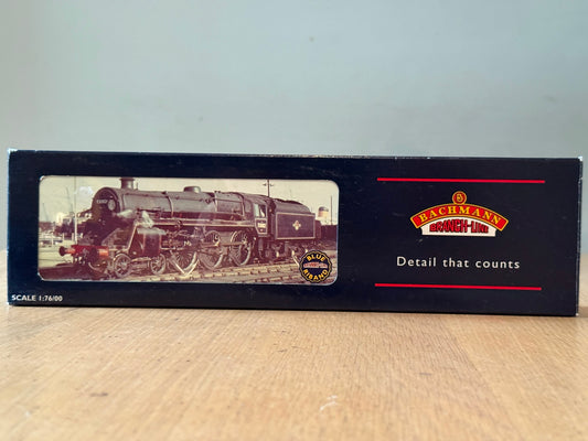 Bachmann OO Gauge Standard Class 5MT - 73069 BR Black Late Crest Weathered. BNIB