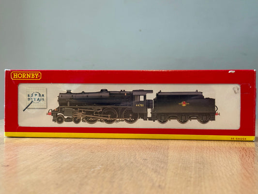 Hornby OO Gauge R2258 BR 4-6-0 Black Class 5MT Loco 44781. Weathered. BNIB