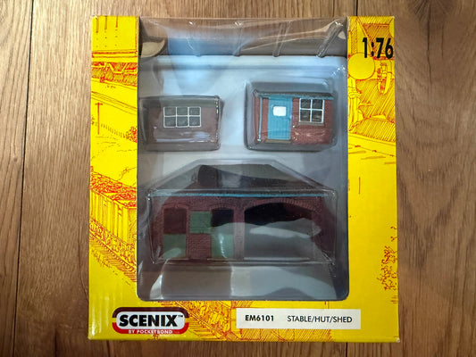 Scenix OO Gauge Buildings - Stable, Hut & Shed BNIB