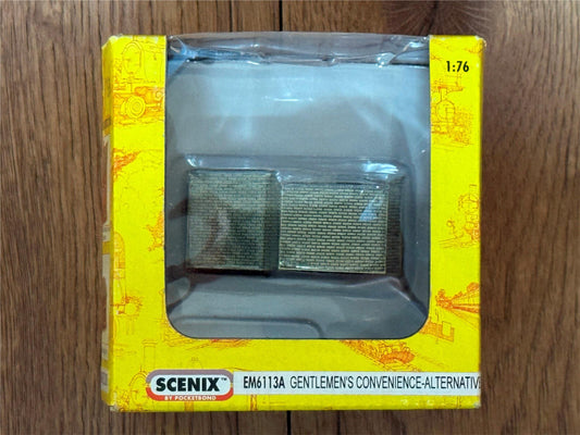 Scenix OO Gauge Buildings - Gentleman's Convenience/Toilet. BNIB