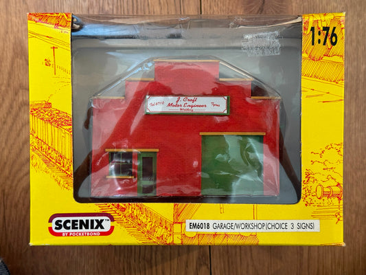 Scenix OO Gauge Buildings - Garage/Workshop. BNIB