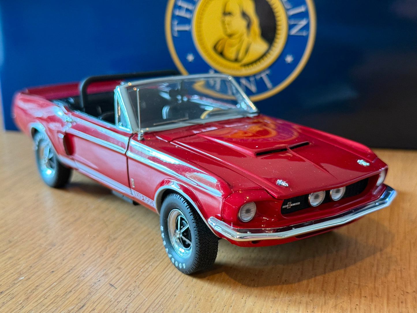 Franklin Mint: 1:24 1967 Shelby Mustang GT500-EXP. Rare Model.
