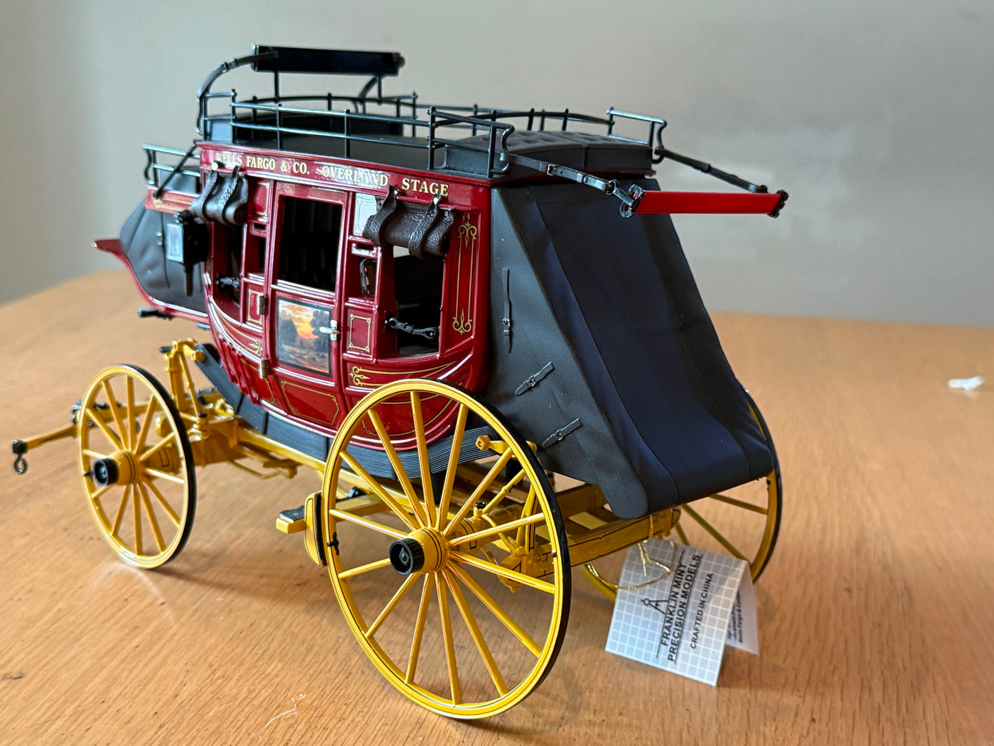 Franklin Mint: 1:16 Wells Fargo Stagecoach - Exceptionally rare model
