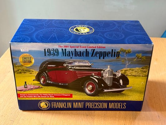 Franklin Mint: 1939 Maybach Zeppelin. Rare 2001 Special Event Ltd Edition. MIB.