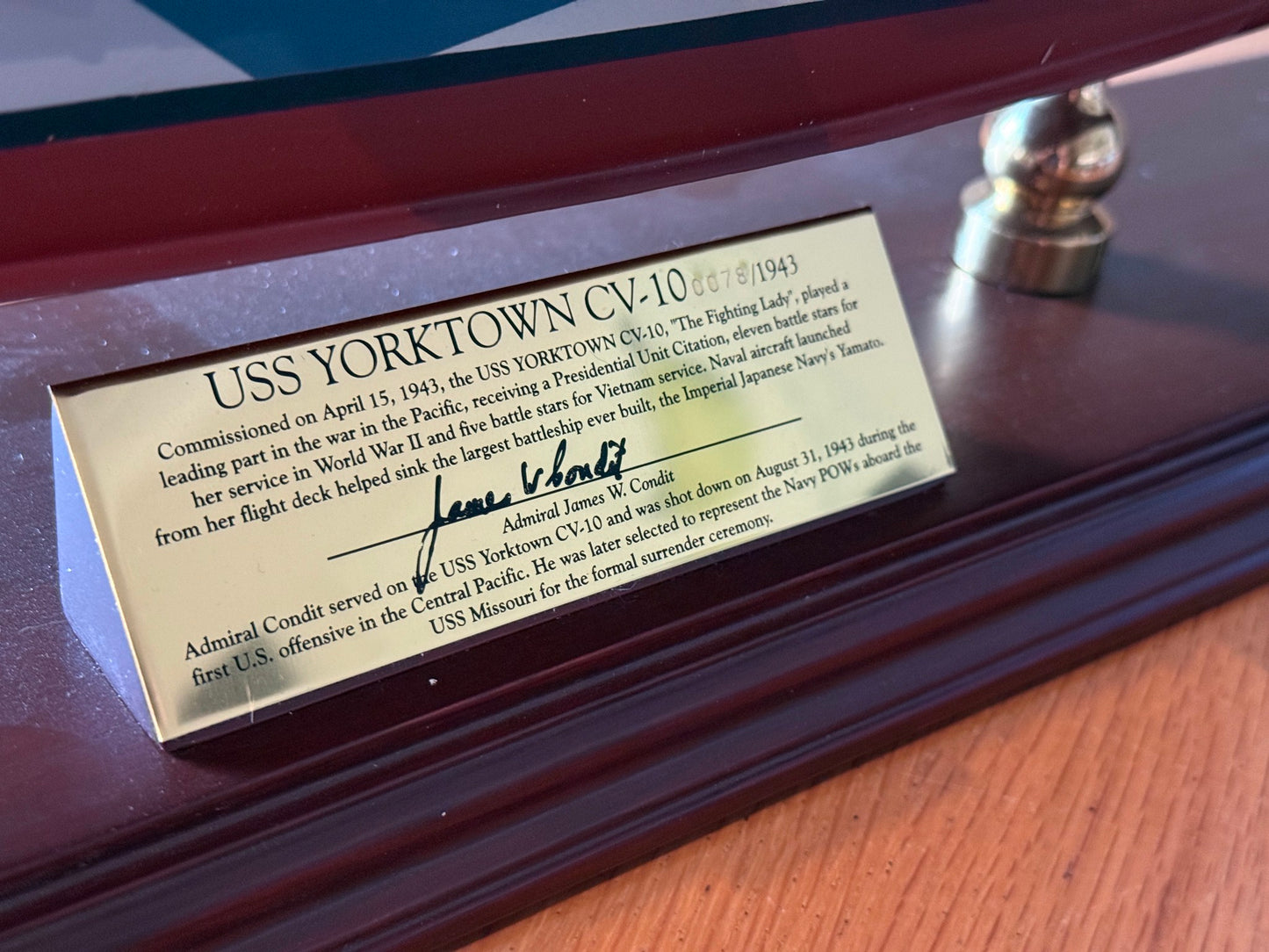Franklin Mint: 1:350 USS Yorktown CV-10 Aircraft Carrier