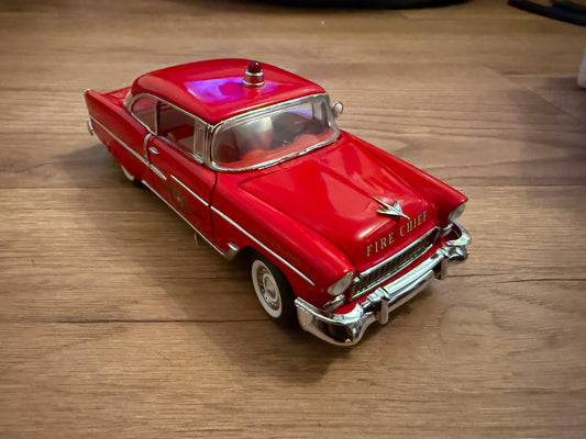 Franklin Mint: 1:24 1955 Chevrolet Bel Air Fire Chief's Car