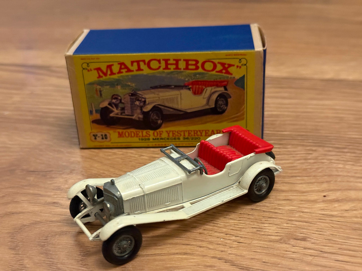 Original Matchbox Models of Yesteryear Y-10 - 1928 Mercedes 36/220