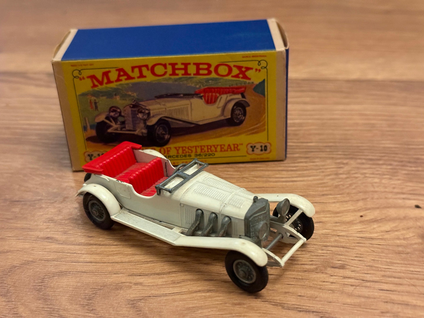 Original Matchbox Models of Yesteryear Y-10 - 1928 Mercedes 36/220