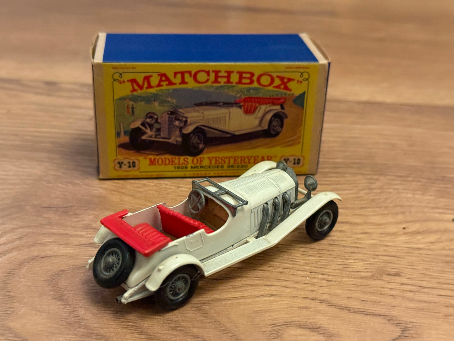 Original Matchbox Models of Yesteryear Y-10 - 1928 Mercedes 36/220