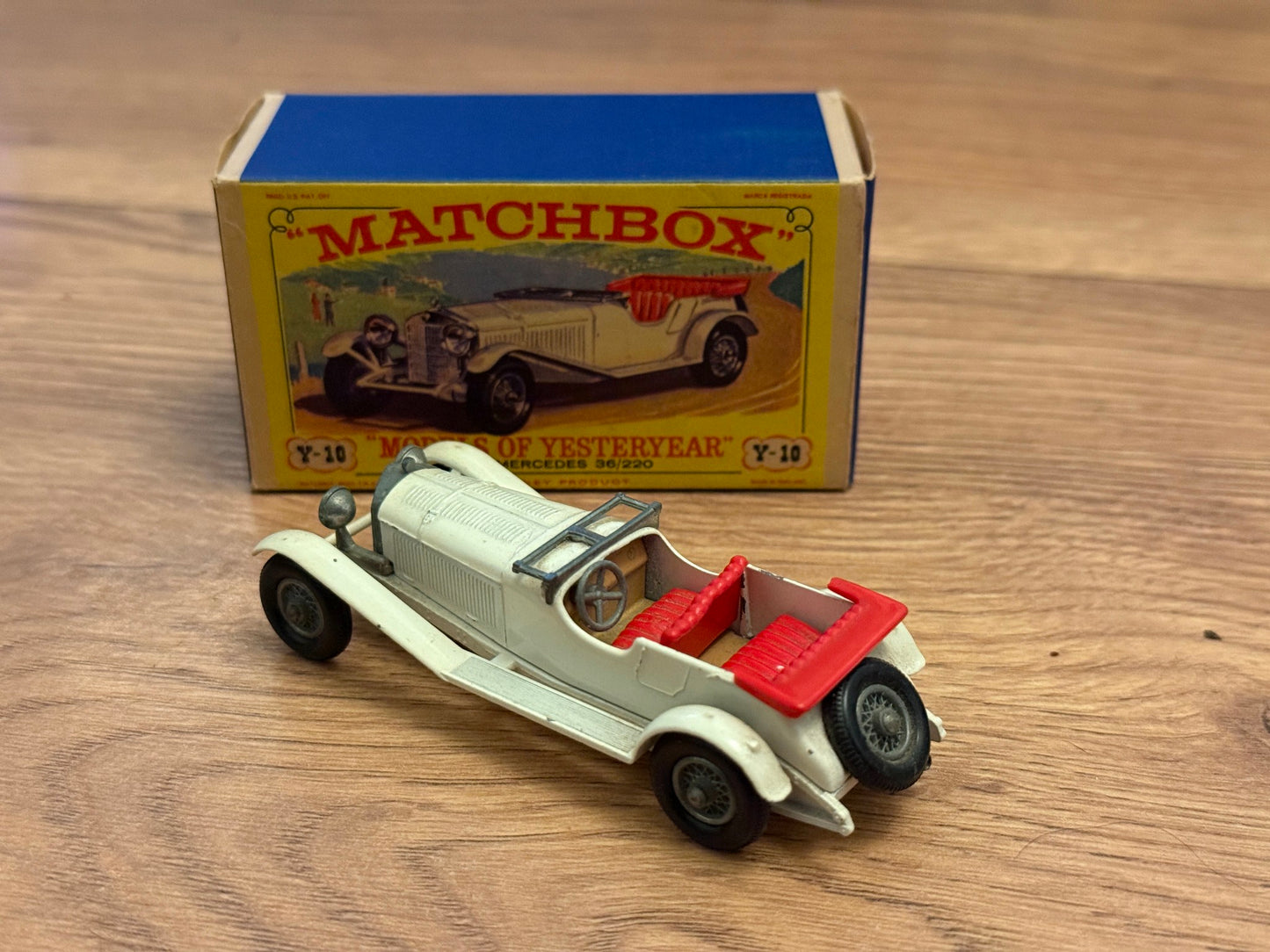 Original Matchbox Models of Yesteryear Y-10 - 1928 Mercedes 36/220