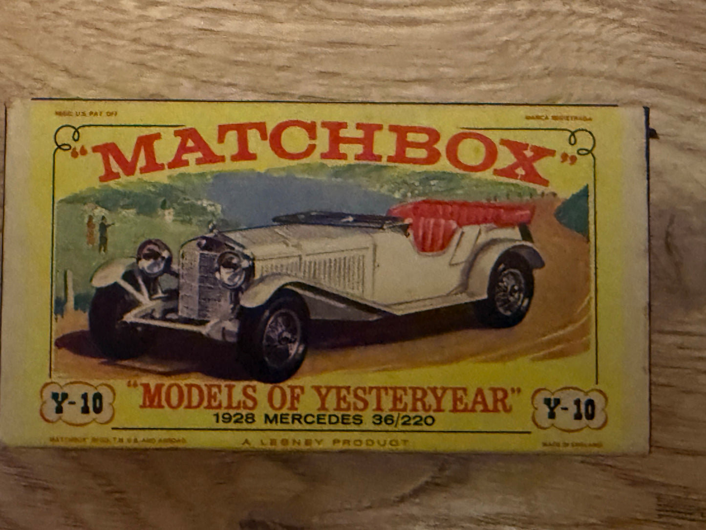 Original Matchbox Models of Yesteryear Y-10 - 1928 Mercedes 36/220