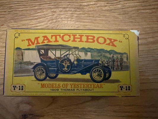 Original Matchbox Models of Yesteryear Y-12 1909 Thomas Flyabout