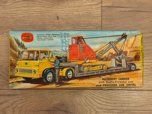 Vintage Corgi Diecast - Machinery Carrier , Bedford Tractor and Cub Shovel