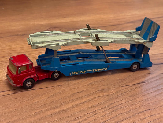 Vintage Corgi Bedford Carrimore Car Transporter