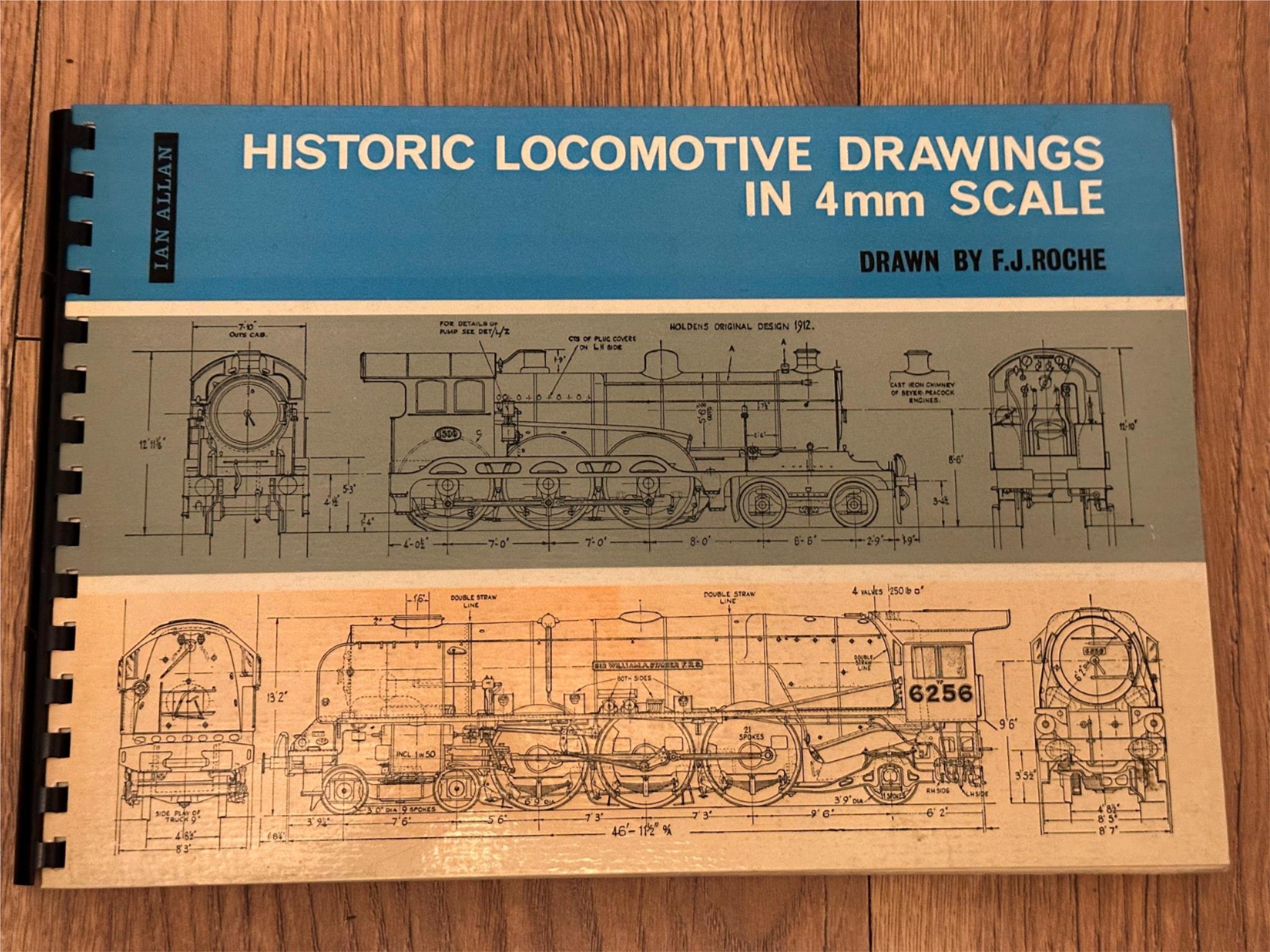 Historic Locomotives in 4mm Scale - Ian Allan - Drawn by F.J. Roche ...