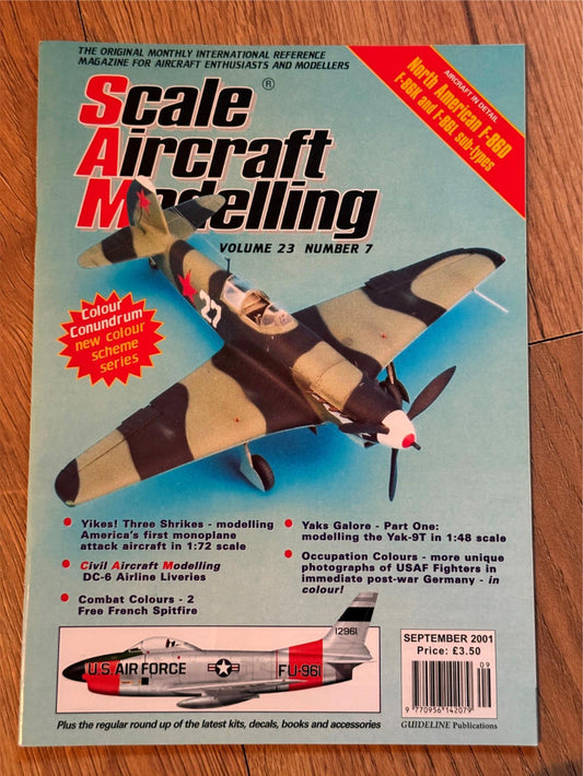 Scale Aircraft Modelling Magazine - September 2001 - F860 and F86