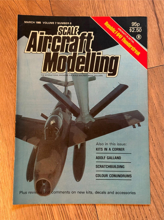 Scale Aircraft Modelling Magazine - March 1985 - Republic Thunderstreak