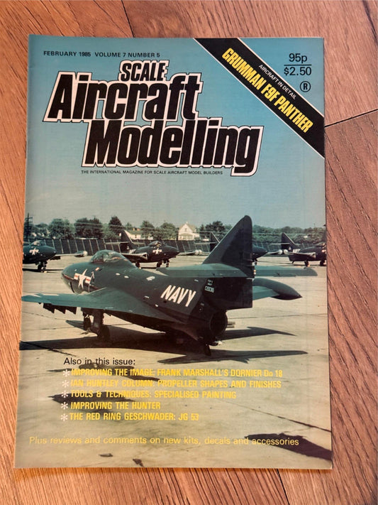 Scale Aircraft Modelling Magazine - February 1985 - Grumman Panther