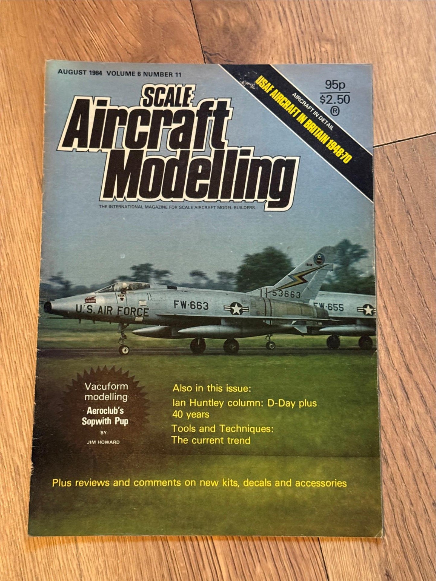 Scale Aircraft Modelling Magazine - August 1984 - USAF in Britain