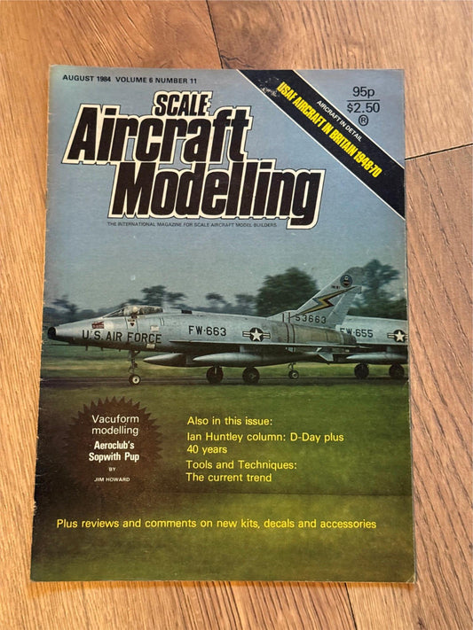 Scale Aircraft Modelling Magazine - August 1984 - USAF in Britain