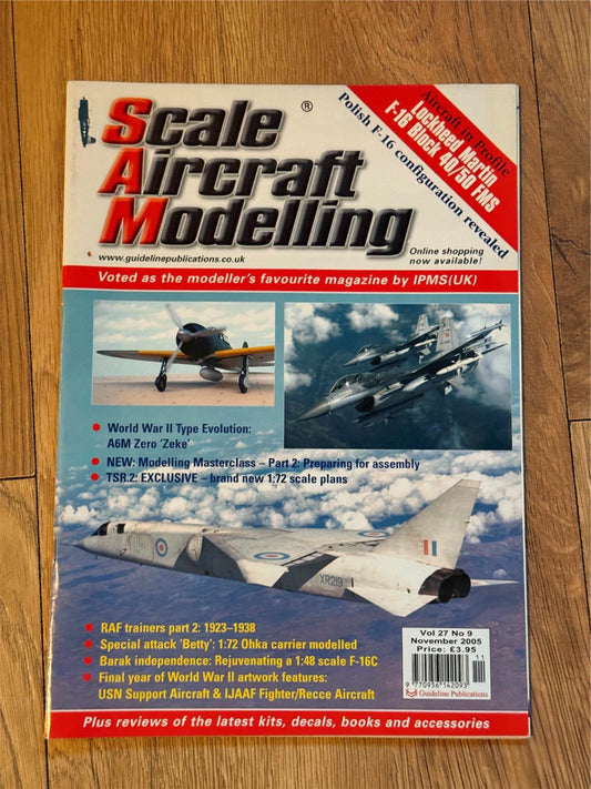 Scale Aircraft Modelling Magazine - November 2005 - Lockheed Martin F16