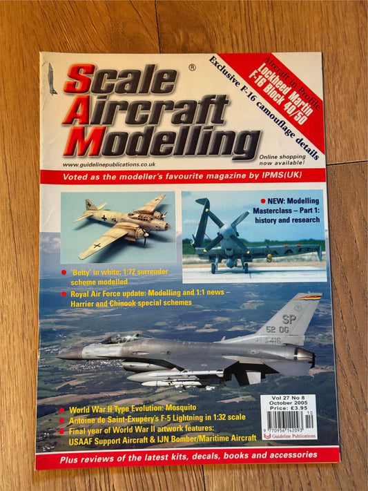 Scale Aircraft Modelling Magazine - October 2005 - Lockheed Martin F16