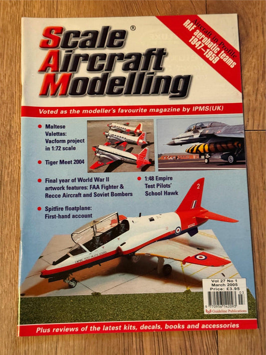 Scale Aircraft Modelling Magazine - March 2005 - RAF Aerobatic Teams