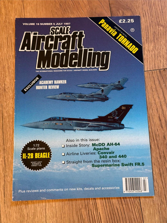 Scale Aircraft Modelling Magazine - July 1997 - Panavia Tornado