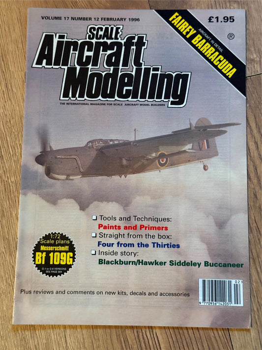 Scale Aircraft Modelling Magazine - February 1996 - Fairey Barracuda