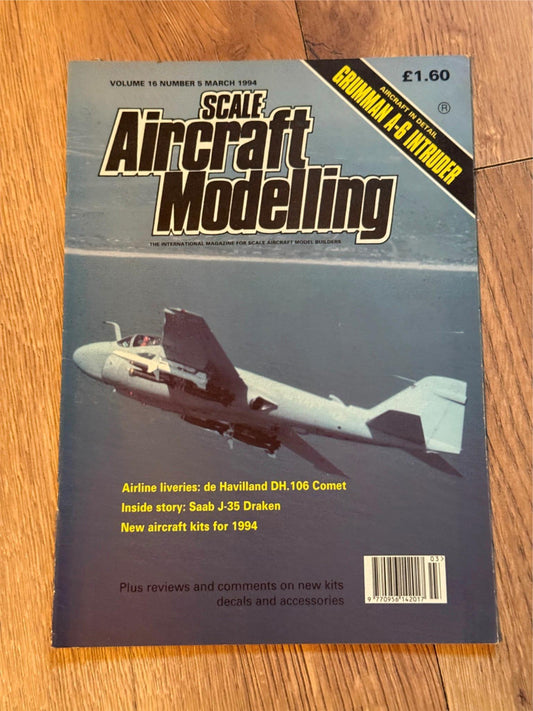 Scale Aircraft Modelling Magazine - March 1996 - Grumman A-6 Intruder