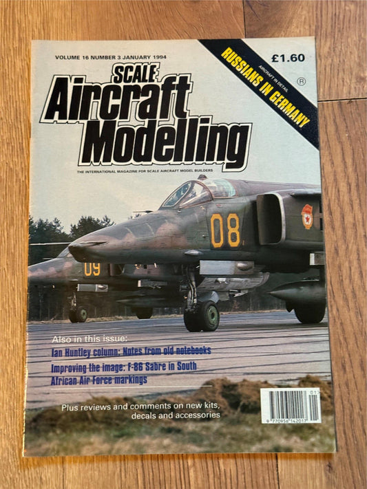Scale Aircraft Modelling Magazine - January 1994 - Russians in Germany