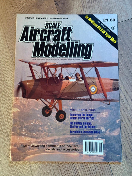 Scale Aircraft Modelling Magazine - September 1993 - DeHavilland Tiger Moth