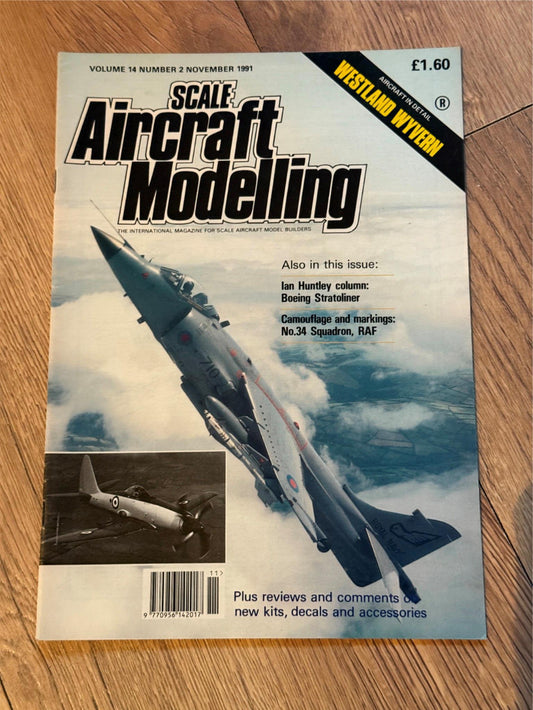 Scale Aircraft Modelling Magazine - November 1991 - Westland Wyvern
