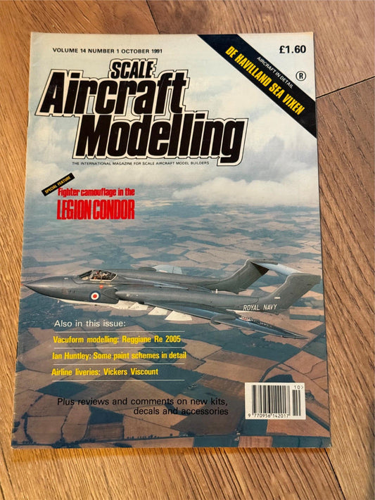 Scale Aircraft Modelling Magazine - October 1991 - DeHavilland Sea Vixen
