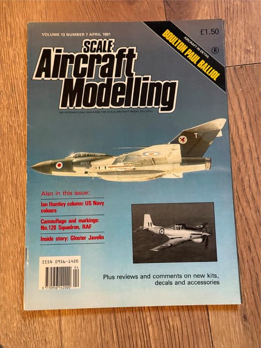 Scale Aircraft Modelling Magazine - April 1991 - Boulton Paul Balliol