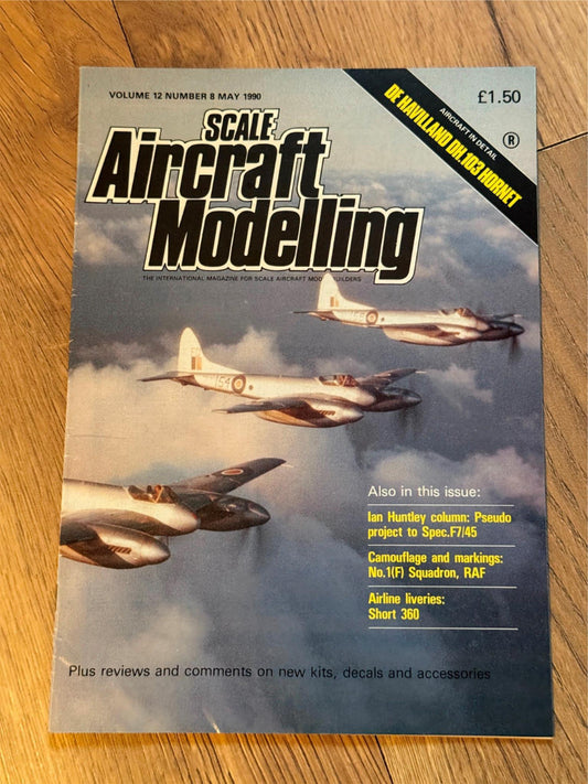 Scale Aircraft Modelling Magazine - May 1990 - DeHavilland Hornet