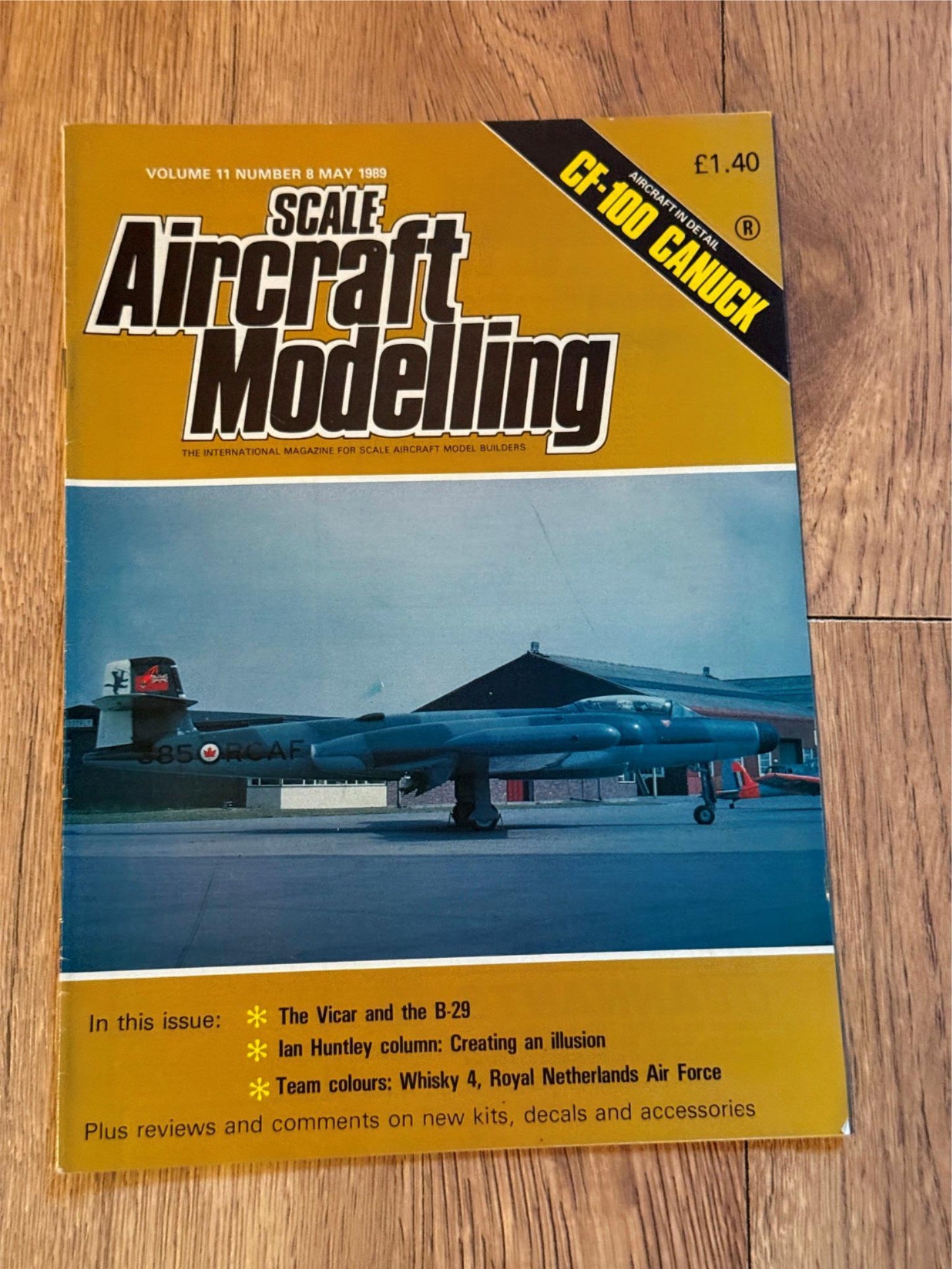 Scale Aircraft Modelling Magazine - May 1989 - CF-100 Canuck