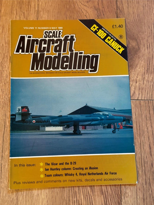 Scale Aircraft Modelling Magazine - May 1989 - CF-100 Canuck