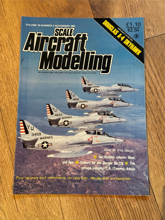 Scale Aircraft Modelling Magazine - November 1987 - Douglas A-4 Skyhawk