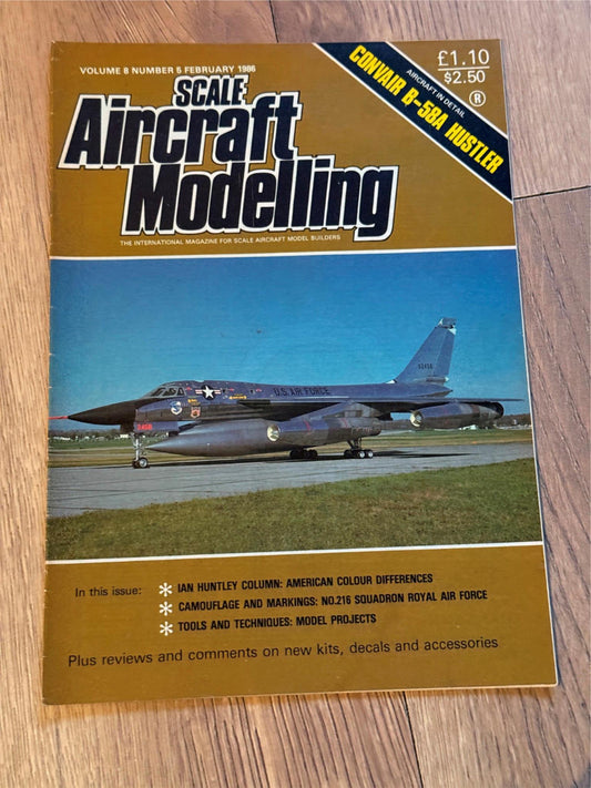 Scale Aircraft Modelling Magazine - February 1986 - Corvair B58-A