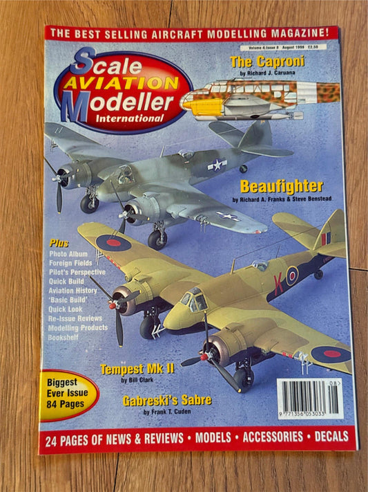 Scale Aviation Modeller International Magazine - August 1998