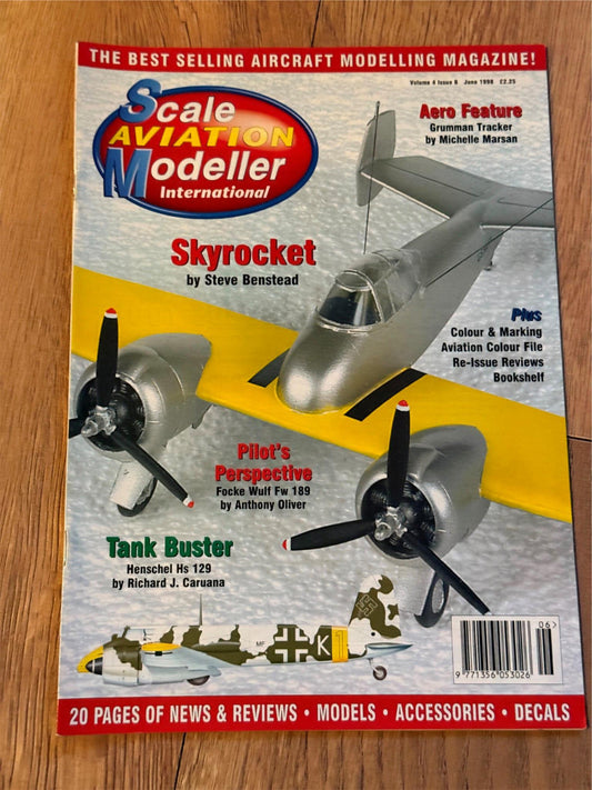Scale Aviation Modeller International Magazine - June 1998